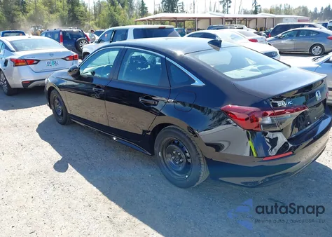 2025 Honda Civic Lx from USA, damaged, VIN 2HGFE2F27SH602524